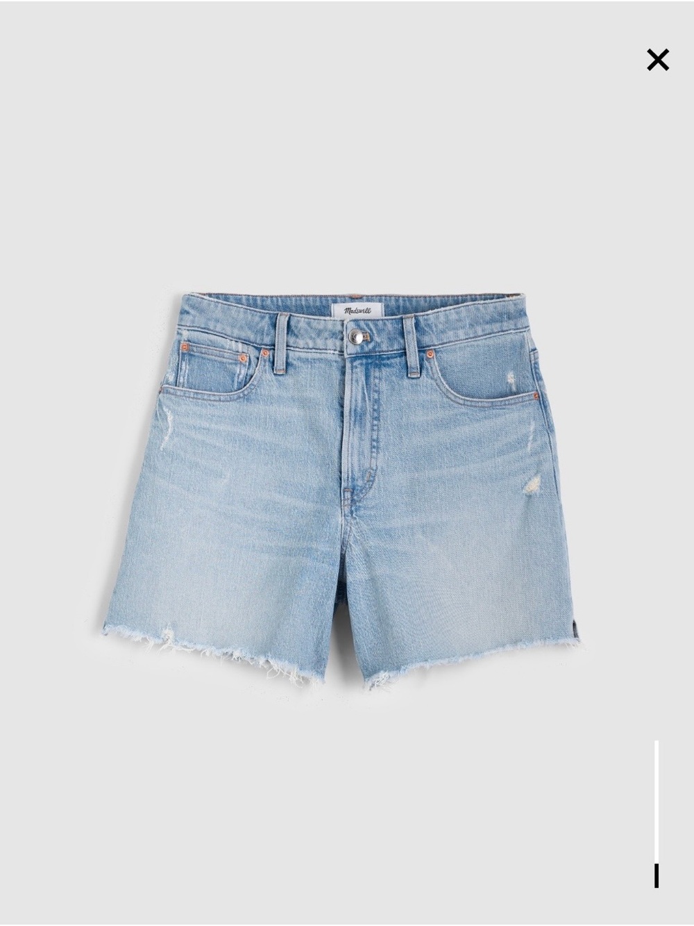 Madewell The Curvy Perfect Vintage Shorts